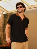 Campus Sutra Arc-Tactile Polo T-Shirt