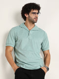 Campus Sutra Tactitle Spread-Polo T-Shirt