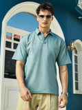 Campus Sutra Scratch-Tactile Polo T-Shirt