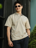 Campus Sutra Scratch-Tactile Polo T-Shirt