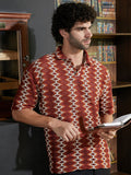 Campus Sutra Folk-Logenze Oversized Polo T-Shirt