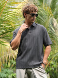 Campus Sutra Spiralknot-Tactile Polo T-Shirt