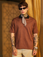 Campus Sutra Triad Contrast Polo T-Shirt