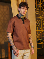 Campus Sutra Triad Contrast Polo T-Shirt
