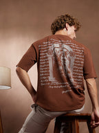 Campus Sutra Boxy Mytho-Modernism T-Shirt