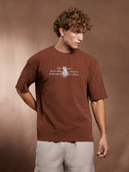 Campus Sutra Boxy Mytho-Modernism T-Shirt