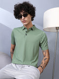 Campus Sutra Seamless Touchgrain Polo T-Shirt
