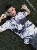Campus Sutra Contrast-Brushed Activewear T-Shirt