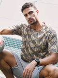 Campus Sutra Flow-Lined Activewear T-Shirt