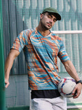 Campus Sutra Lined-Dye Activewear T-Shirt