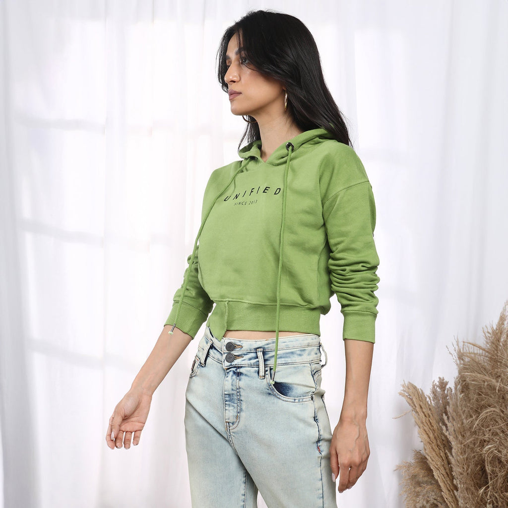 Unified Cropped Sweatshirt
