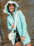 Self-Design Buffalo Check Puffer Jacket