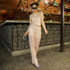 Sequin Vest Co-Ord Set