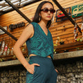 Flora Vest Co-Ord Set