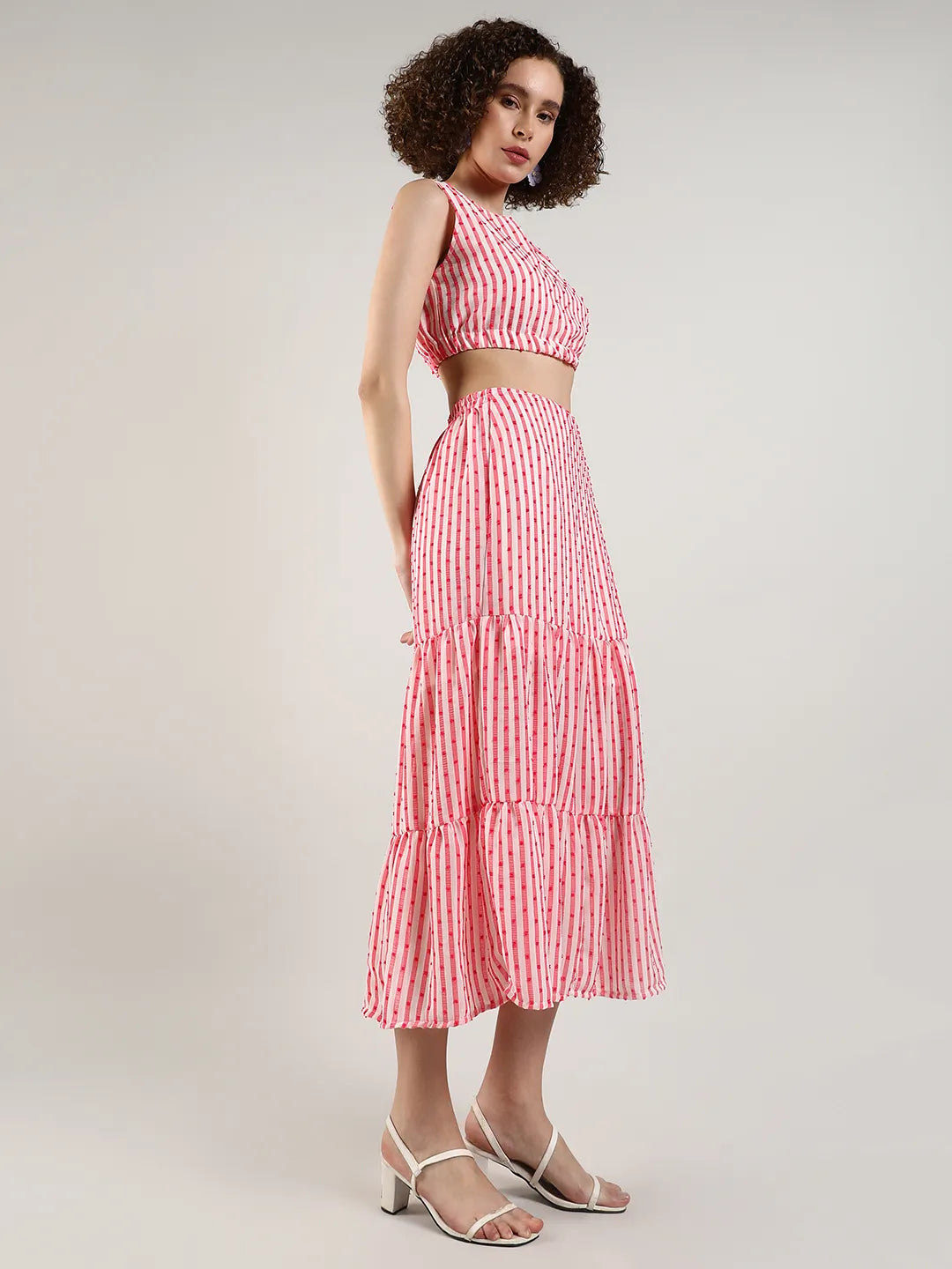 Pom-Pom Striped Co-ord Set