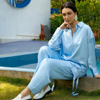 Boxy Satin Co-Ord Set
