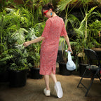 Micro Floral Sheath Dress