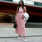 Pleated Maxi Dress