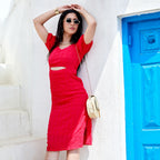 Cutout Midi Dress
