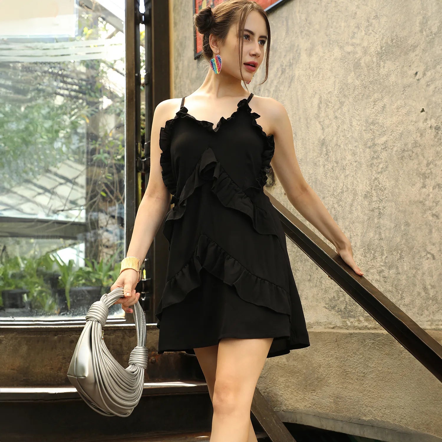 Ruffle Mini Dress