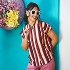 Barcode Striped Shirt