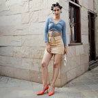 Ruched Crop Top