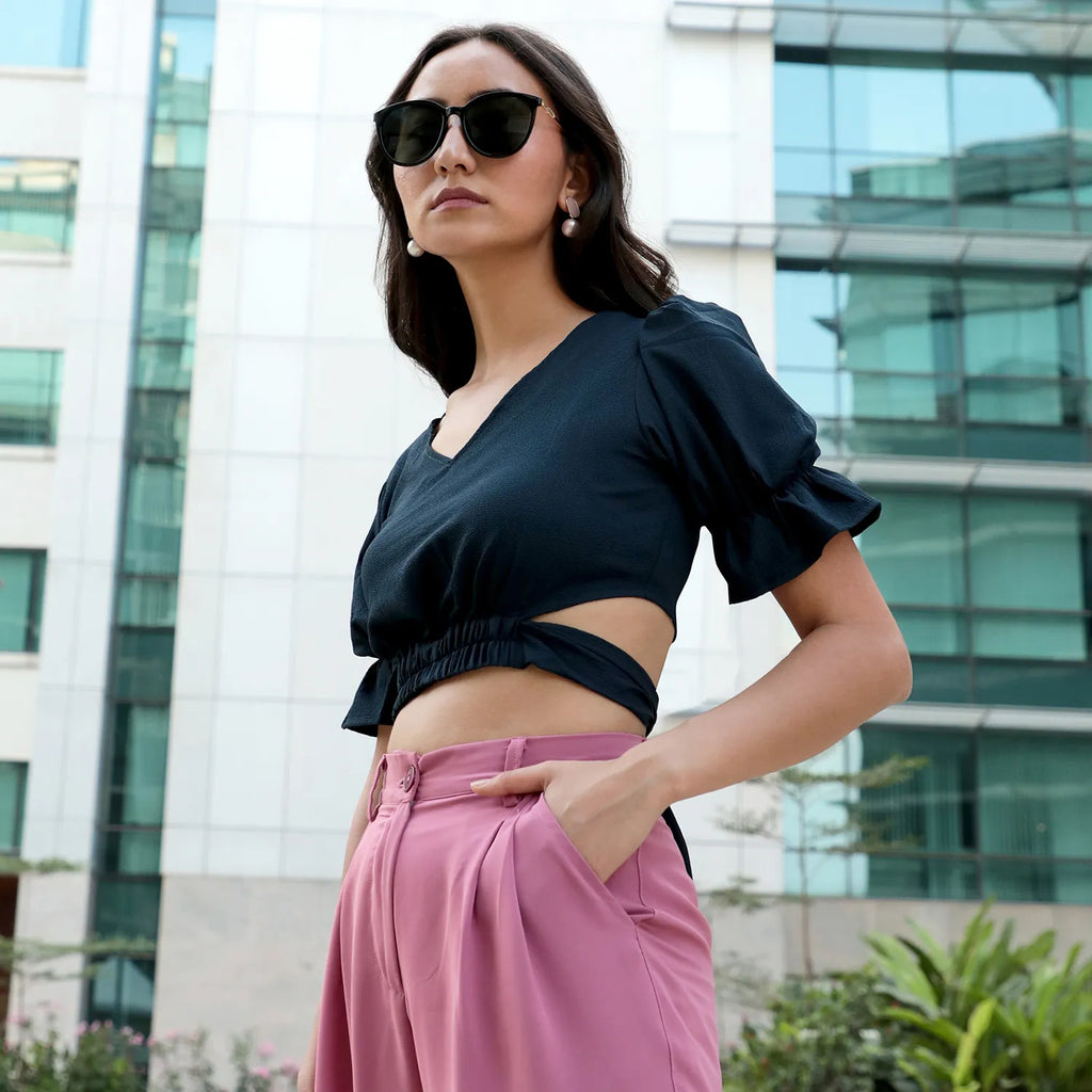 Tie-Up Crop Top