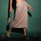 Sequin Wrap Skirt