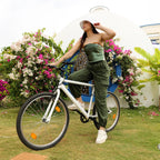 Striped Cargo Parachute Trousers
