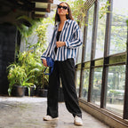 Candy Striped Boyfriend Shirt