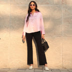 Boxy Satin Shirt
