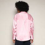 Boxy Satin Shirt