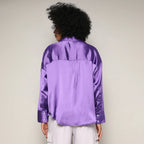 Boxy Satin Shirt