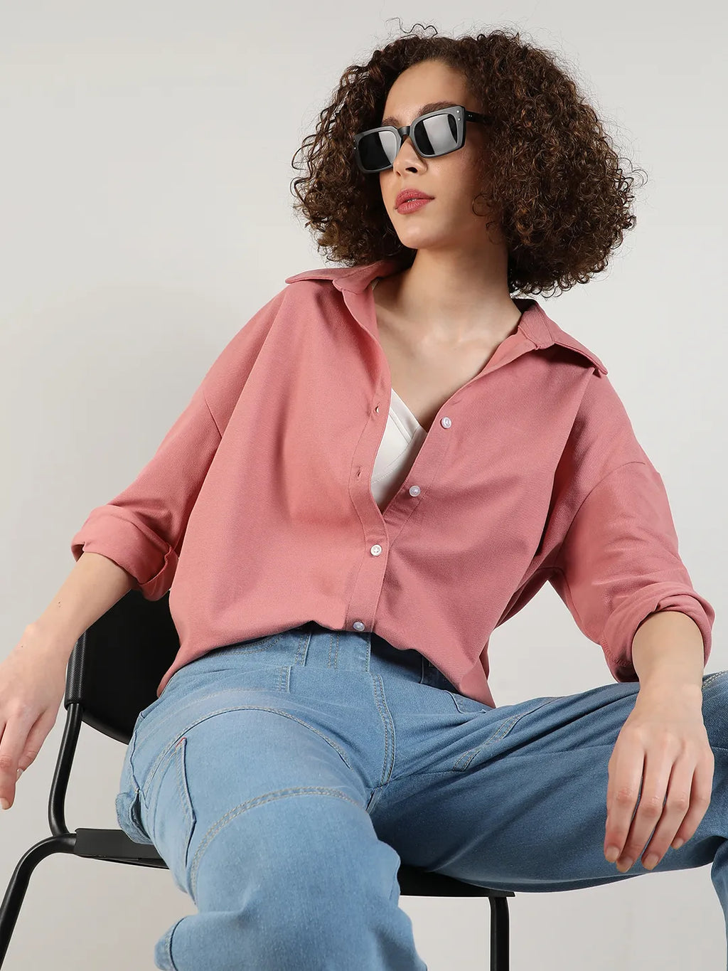 Solid Boxy Shirt