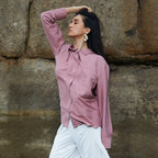 Solid Wrinkled Shirt