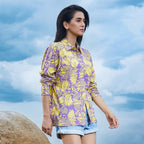 Contrast Foliage Shirt