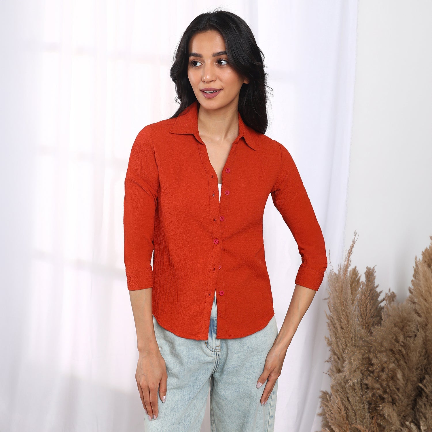 Textured Regular Fit Shirt