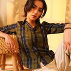 Tartan Plaid Boxy Shirt