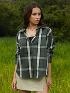 Tartan Plaid Oversized Shirt