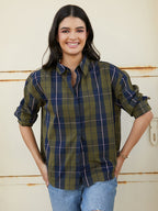 Tartan Plaid Oversized Shirt