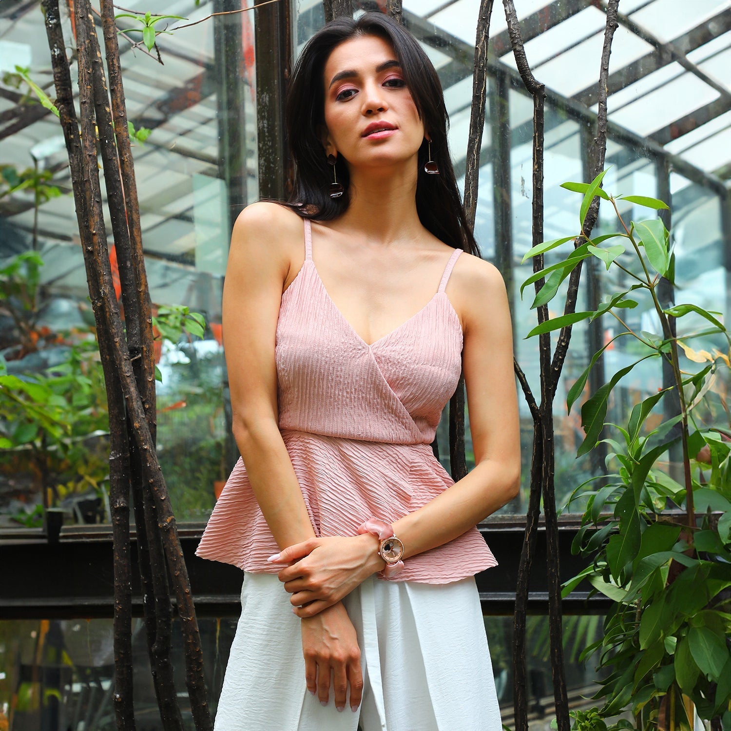 Ripple Peplum Top