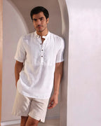 White Half Sleeve Cypress Shirt