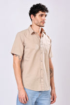 Stylox Regular Fit Half Sleeve Solid Casual Shirt for Men