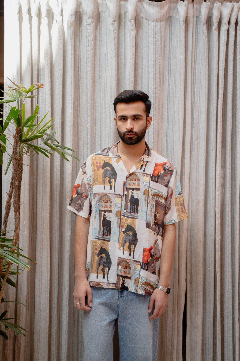 Marwari War Horse Oversized Shirt
