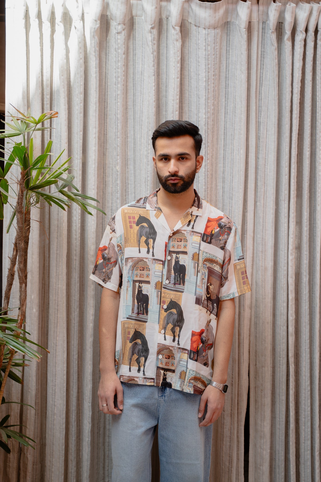 Marwari War Horse Oversized Shirt