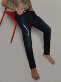 Campus Sutra Distressed Denim Jeans With Embroidered Details