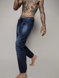 Campus Sutra Dark-Wash Denim Jeans