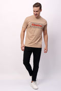 Stylox Men's Round Neck Half Sleeve Printed Casual T-Shirt