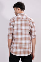 Stylox Regular Fit Full Sleeve Check Casual Shirt For Men's