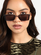 Black Rectangular Sunglasses